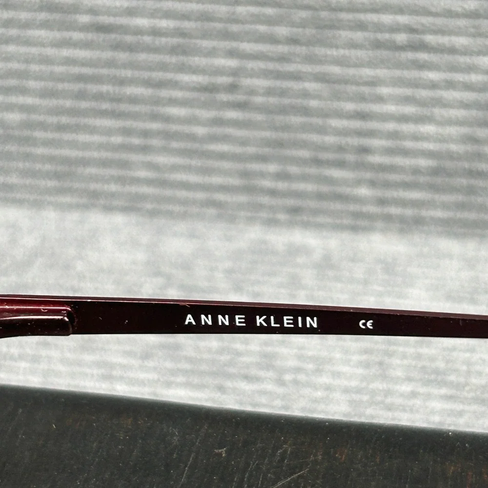 Anne Klein AK5014 Burgundy Fade Cat Eye Optical Y2k Eyeglass Frames 135 604